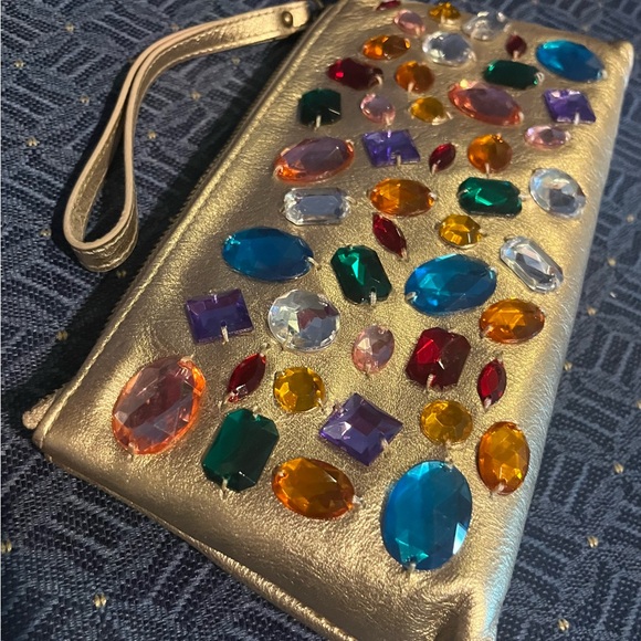 VINTAGE JEWELED GOLD WRISTLET – NEW in Nordstrom Packaging - Picture 2 of 7